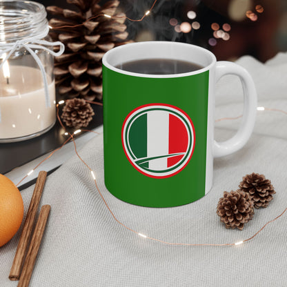 Caneca de Café Verde México Crachá
