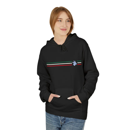 Sudadera con capucha de rayas discretas México