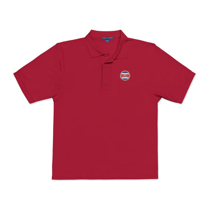 Polo bordado con el escudo de Costa Rica