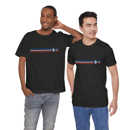 Camiseta a rayas discreta de Costa Rica