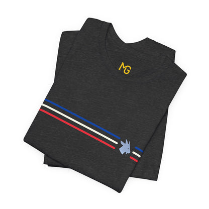 Camiseta a rayas discreta de Costa Rica