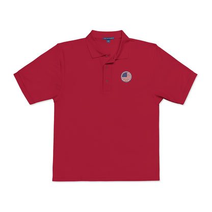Embroidered USA Crest Polo Shirt