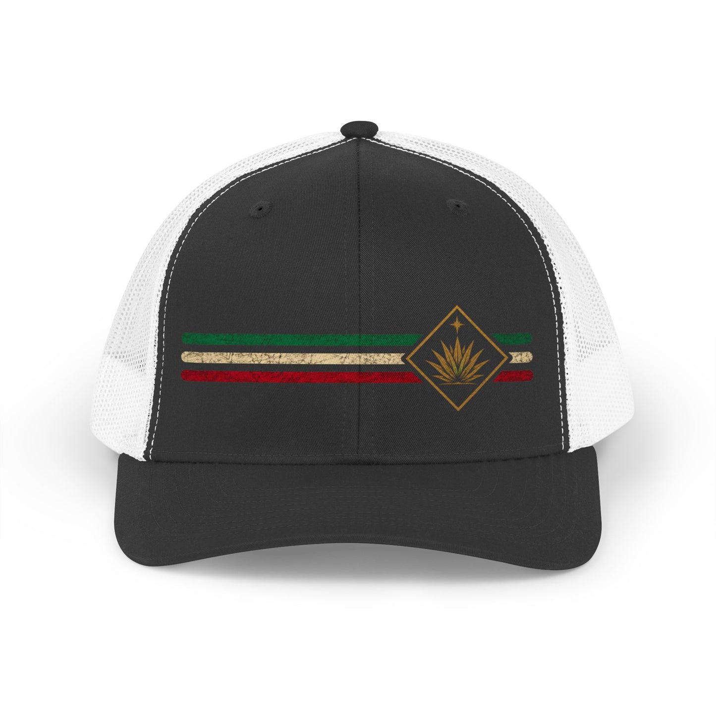 Mexico Low-Key Stripe Trucker Hat