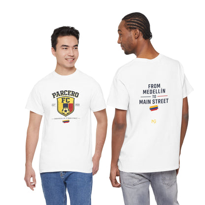 Parcero FC From Medellín to Main Street soccer shirt