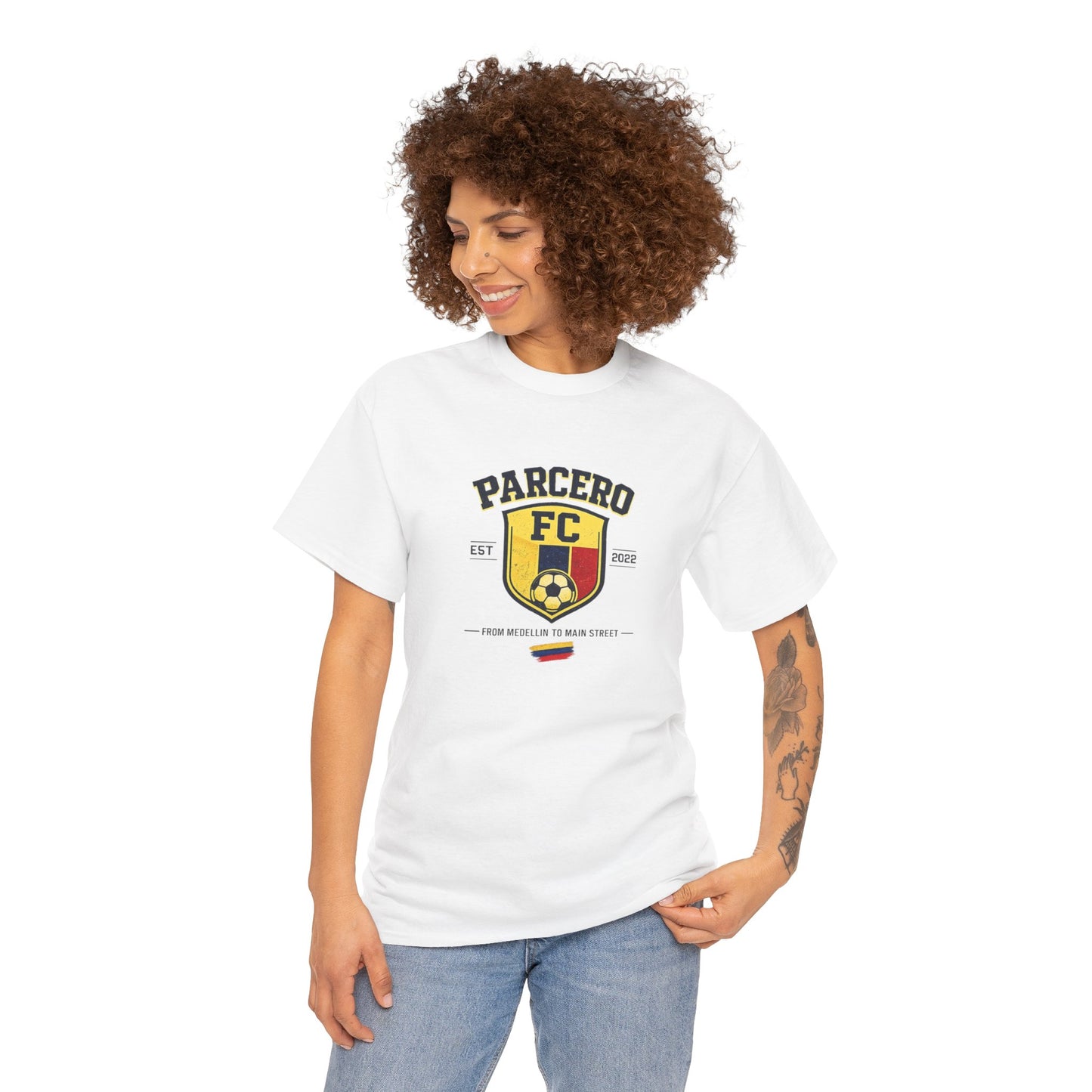 Parcero FC From Medellín to Main Street soccer shirt