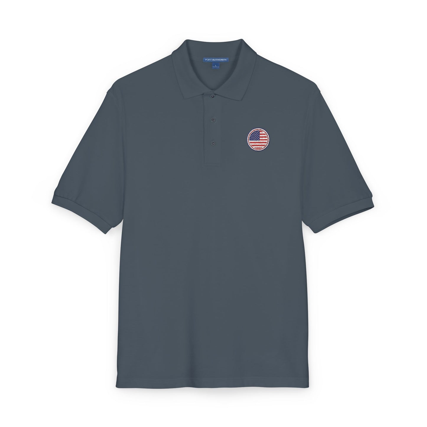 Embroidered USA Crest Polo Shirt