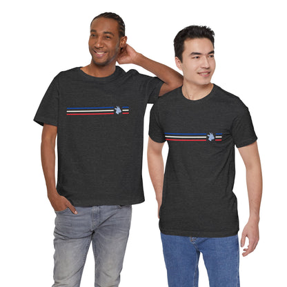 Camiseta a rayas discreta de Costa Rica