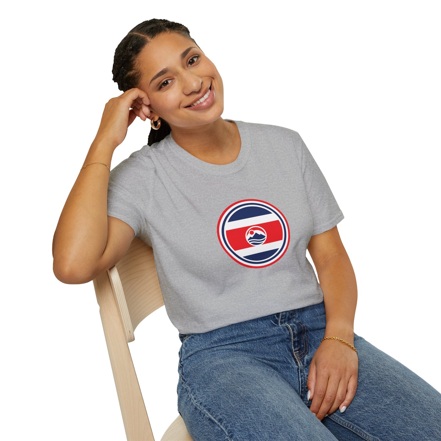 Camiseta con el Emblema de Costa Rica