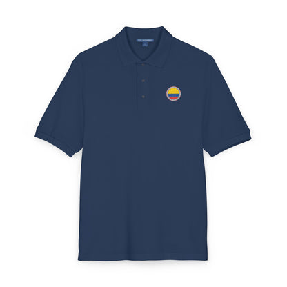 Embroidered Colombia Crest Polo Shirt