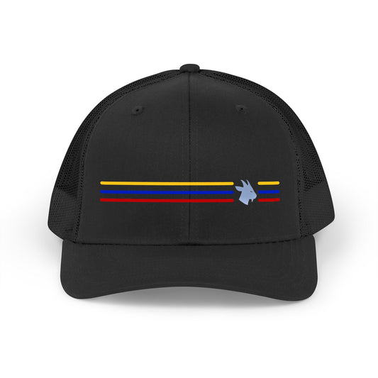 Colombia Retro Stripes Trucker Hat
