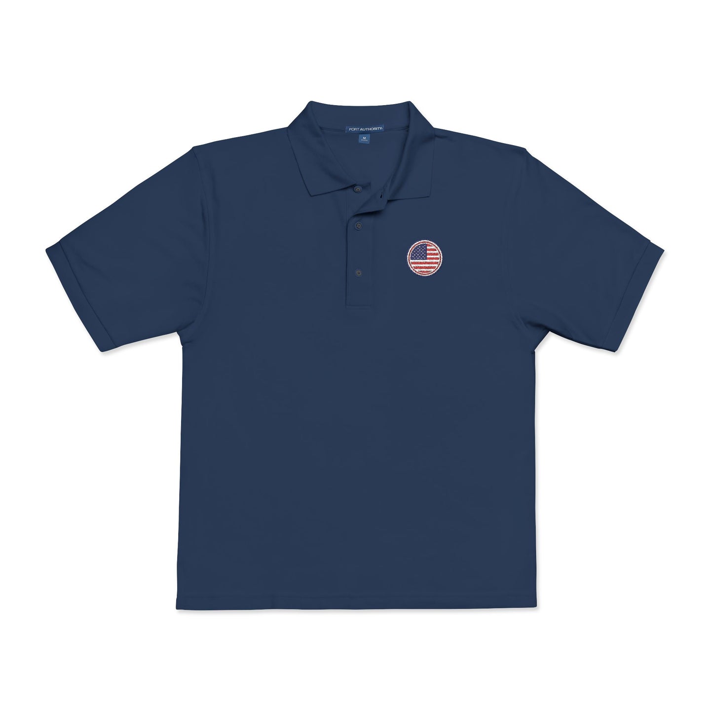 Embroidered USA Crest Polo Shirt