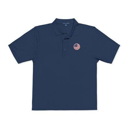 Embroidered USA Crest Polo Shirt