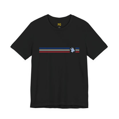 Camiseta a rayas discreta de Costa Rica