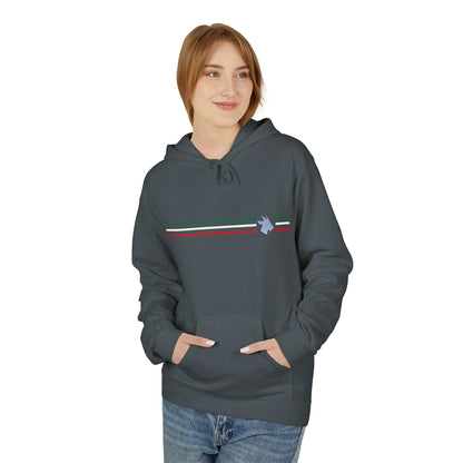 Sudadera con capucha de rayas discretas México