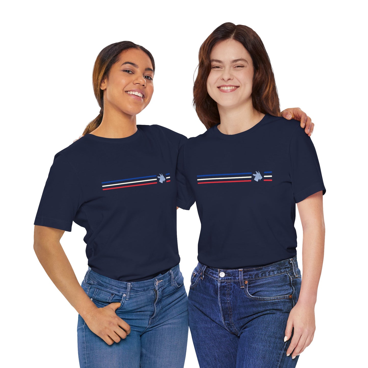Camiseta a rayas discreta de Costa Rica