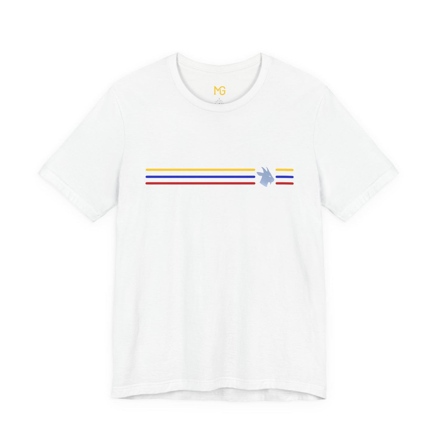 Camiseta Colômbia Retrô Listrada com MG