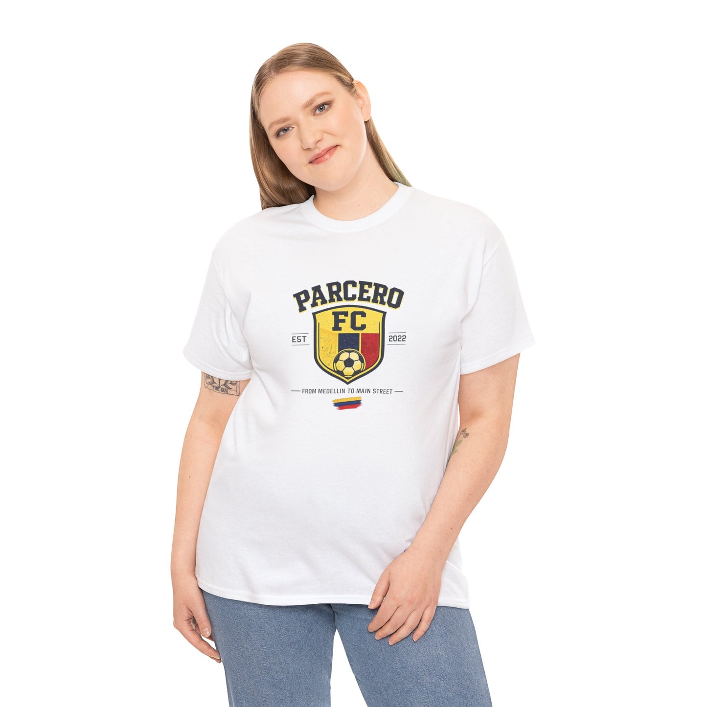 Parcero FC From Medellín to Main Street soccer shirt