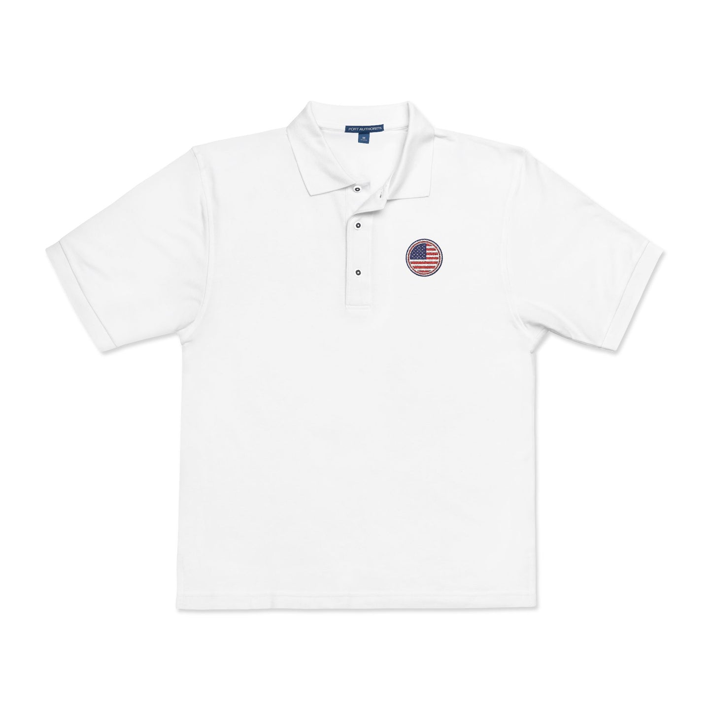 Embroidered USA Crest Polo Shirt