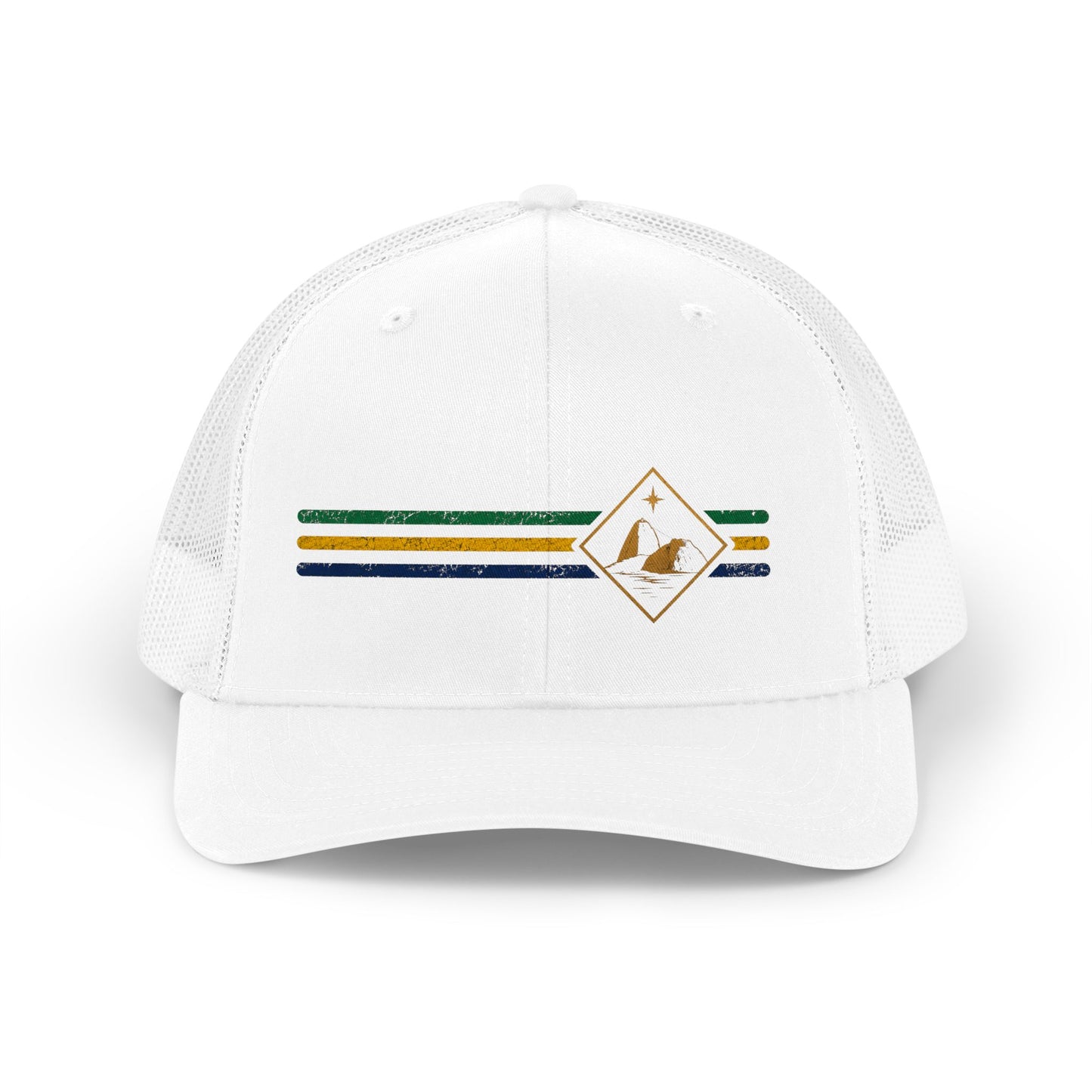 Brasil Low-Key Stripe Trucker Hat