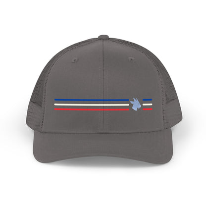 Costa Rica Low-Key Stripe Trucker Hat