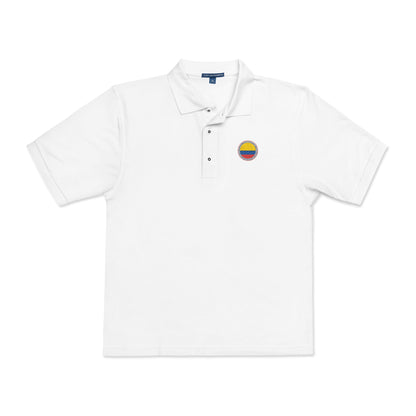 Embroidered Colombia Crest Polo Shirt