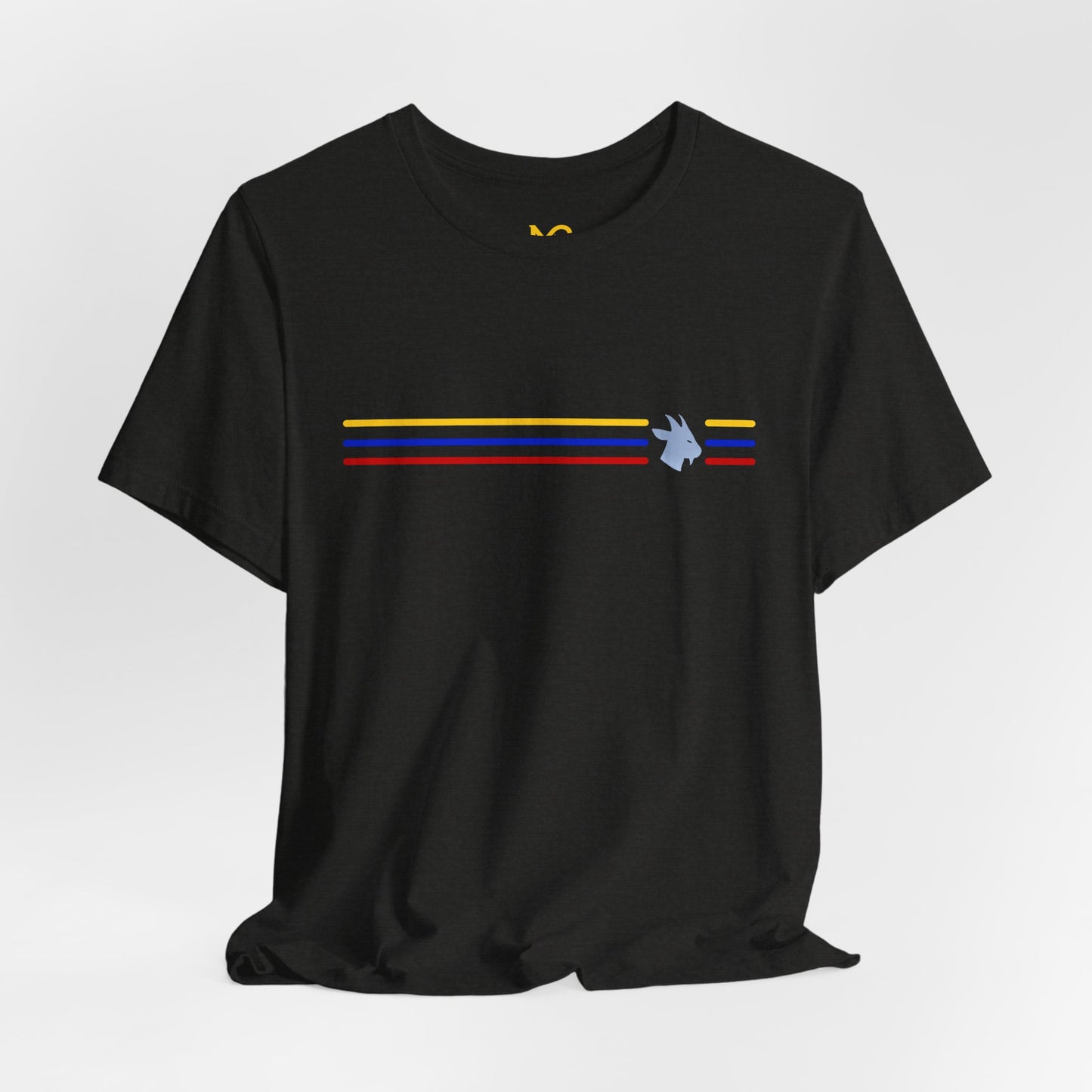 Camiseta Colômbia Retrô Listrada com MG