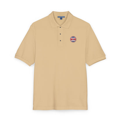 Polo bordado con el escudo de Costa Rica
