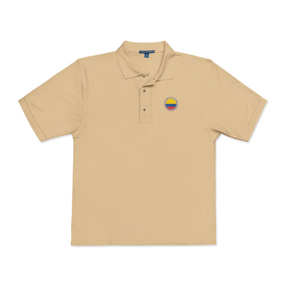 Embroidered Colombia Crest Polo Shirt