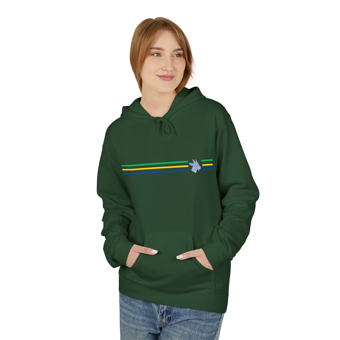 Brasil Low-Key Stripe Hoodie