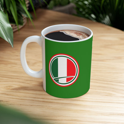 Caneca de Café Verde México Crachá
