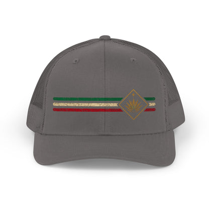 Mexico Low-Key Stripe Trucker Hat