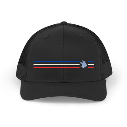 Costa Rica Low-Key Stripe Trucker Hat