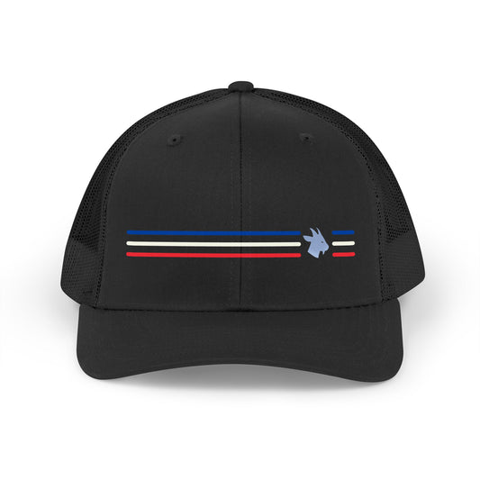 Costa Rica Retro Stripes Trucker Hat