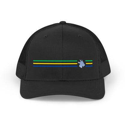 Boné Trucker Brasil Listras Retrô