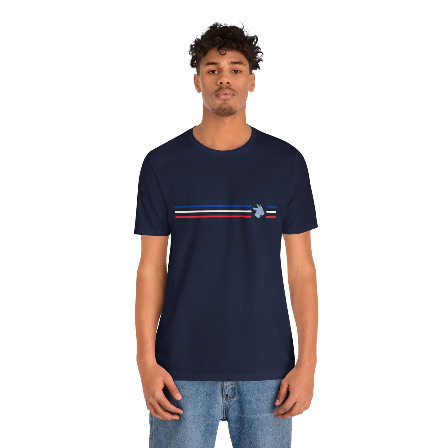 Camiseta a rayas discreta de Costa Rica