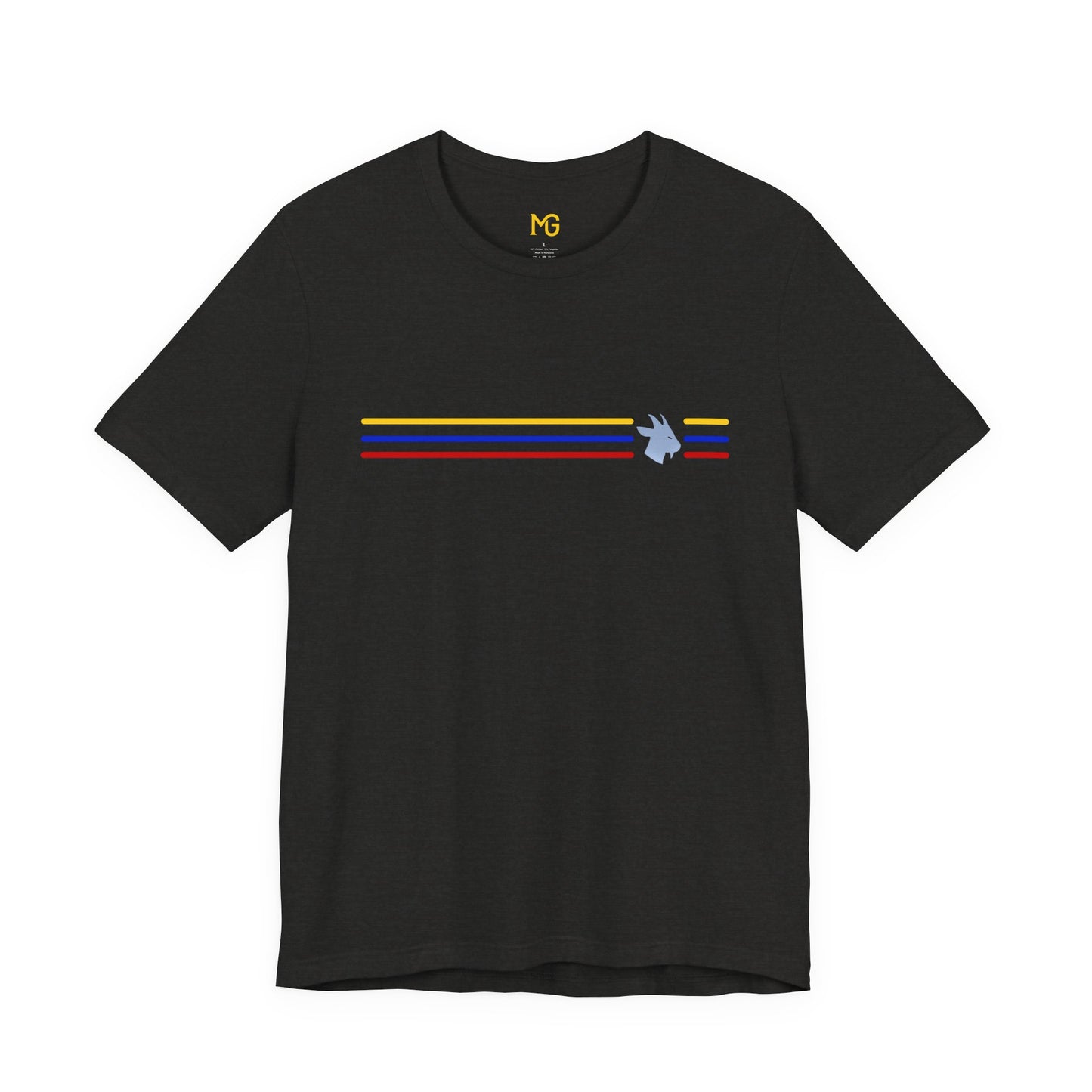 Camiseta Colômbia Retrô Listrada com MG
