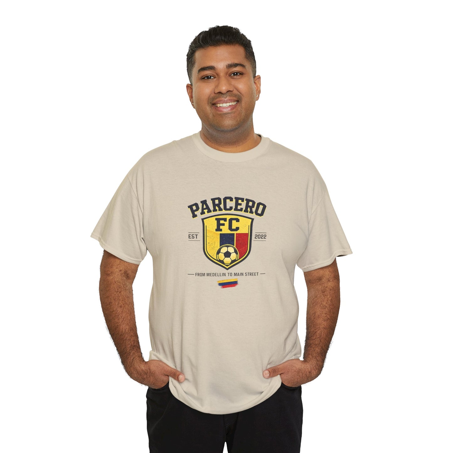 Parcero FC From Medellín to Main Street soccer shirt