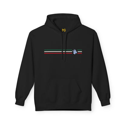 Sudadera con capucha de rayas discretas México
