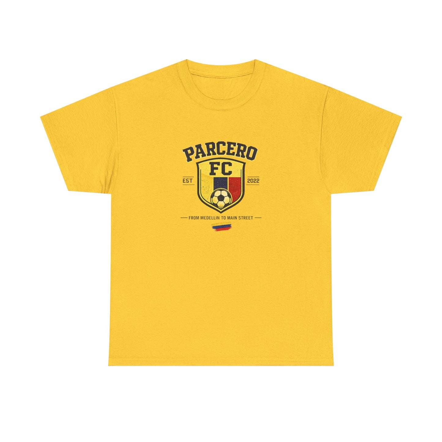 Parcero FC From Medellín to Main Street soccer shirt