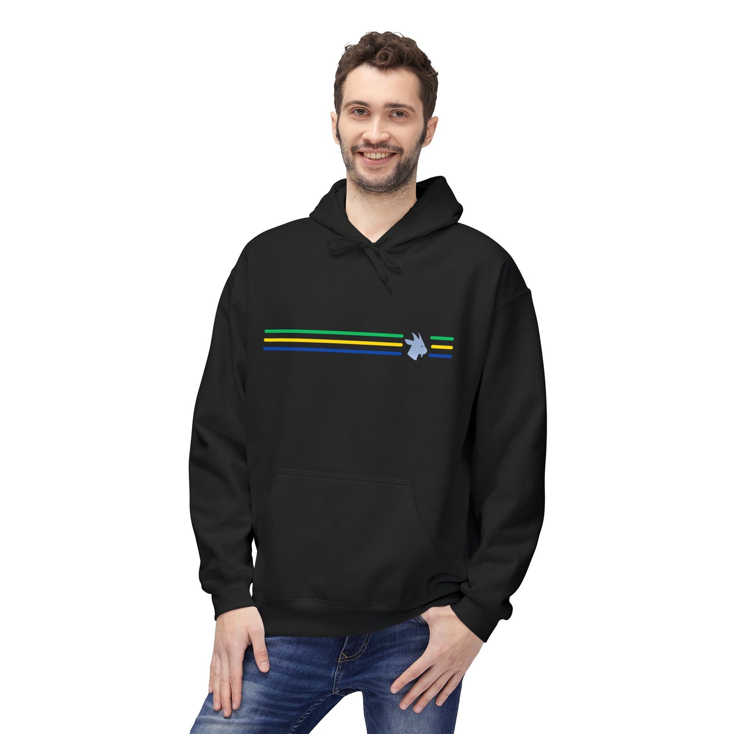 Brasil Low-Key Stripe Hoodie