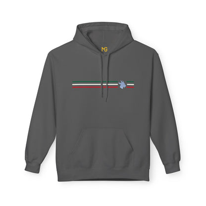 Sudadera con capucha de rayas discretas México