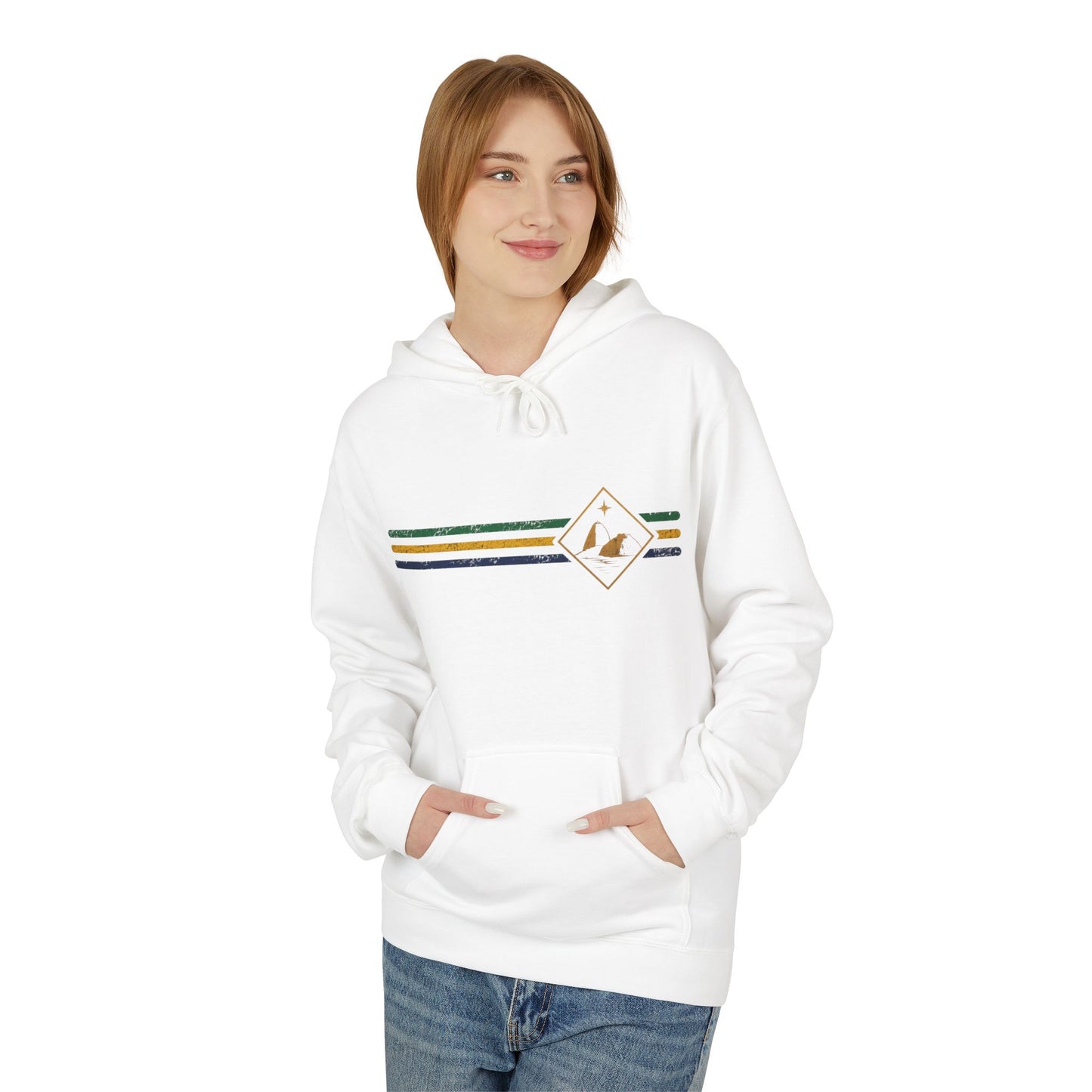 Brasil Low-Key Stripe Hoodie