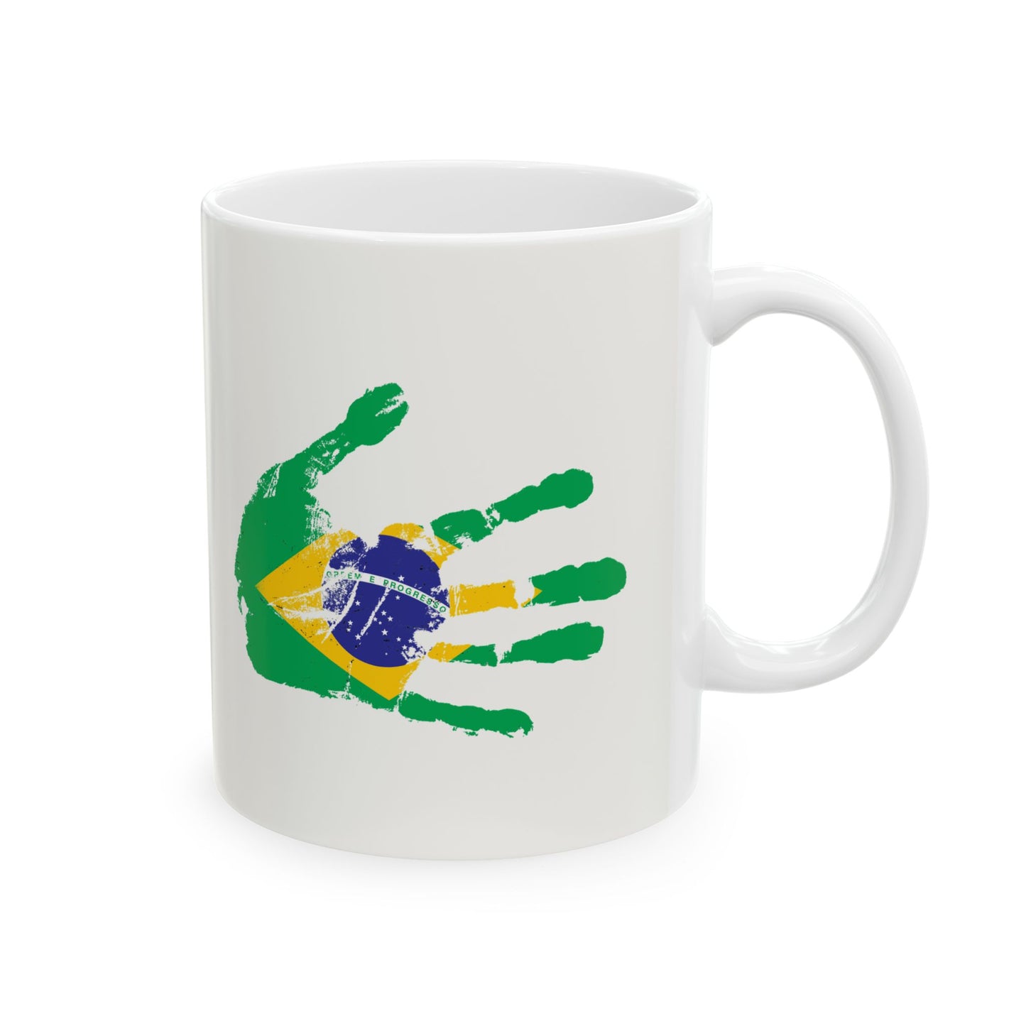 Brasil Coffee Mug, Ceramic 11oz 15oz | Brazilian Coffee Nation