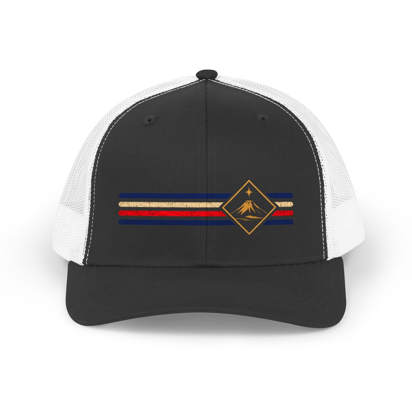 Costa Rica Low-Key Stripe Trucker Hat