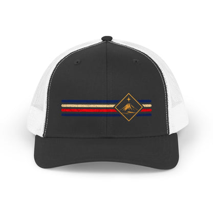Costa Rica Low-Key Stripe Trucker Hat