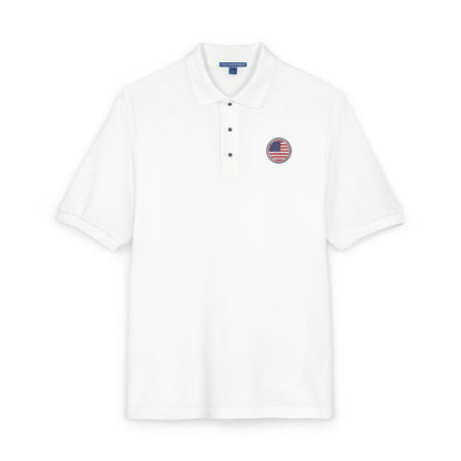 Embroidered USA Crest Polo Shirt