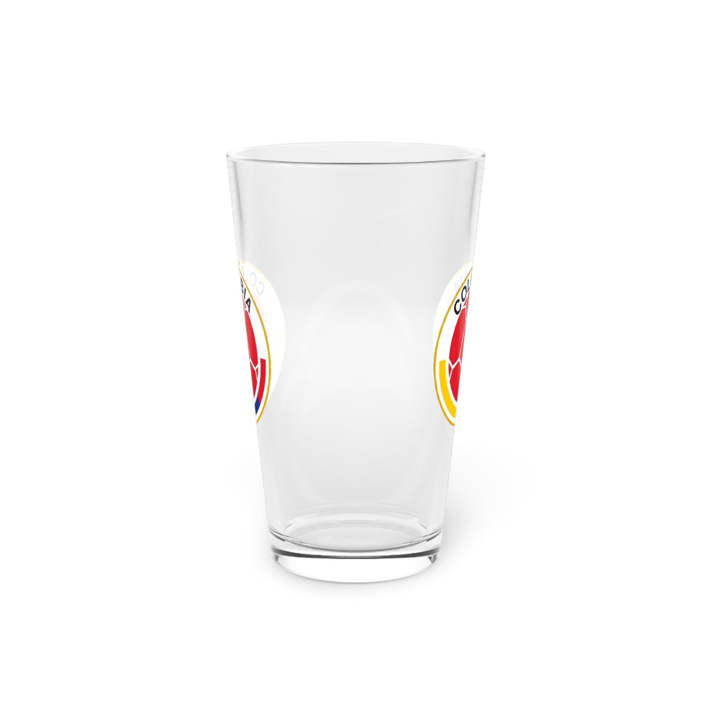 Colombia Futbol Pint Glass
