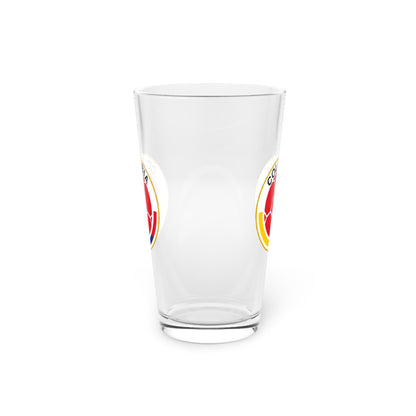 Colombia Futbol Pint Glass