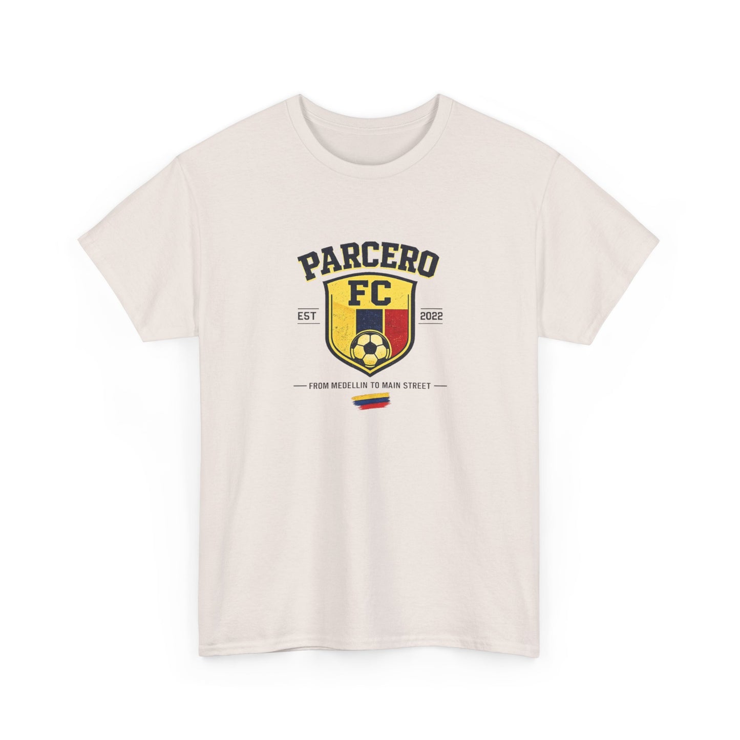 Parcero FC From Medellín to Main Street soccer shirt