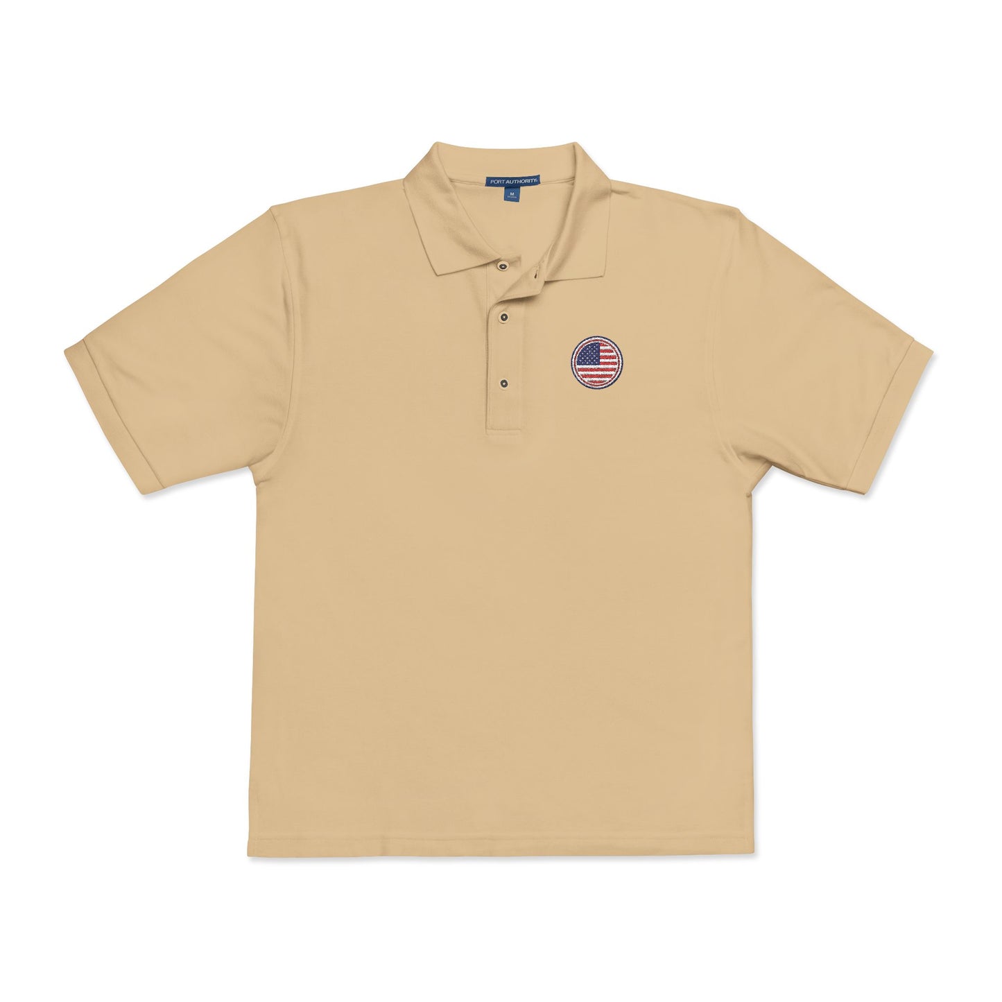 Embroidered USA Crest Polo Shirt